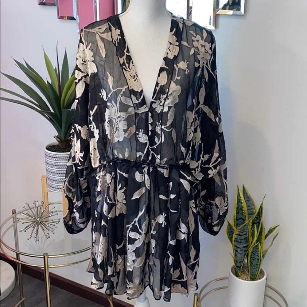 Lane Bryant black blouse